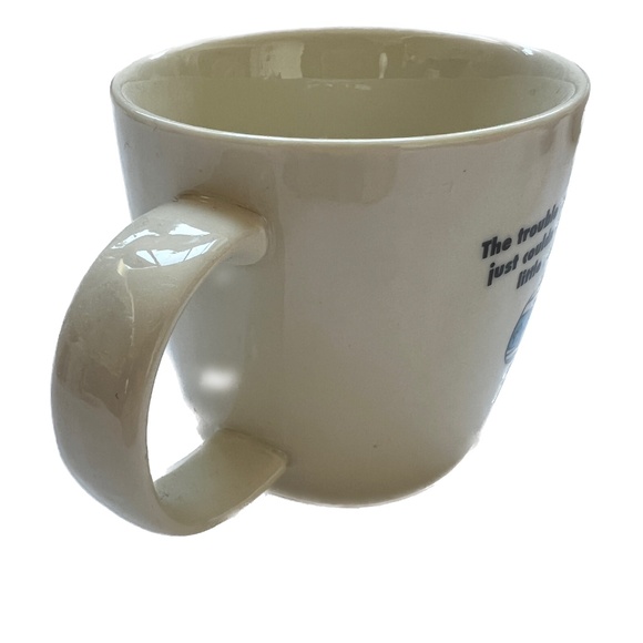 Mr Bump Mug Mr. Men Little Miss Blue Cream Sanrio 2013 Roger Hargreave - Picture 6 of 9